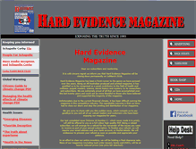 Tablet Screenshot of hardevidencemagazine.com.au